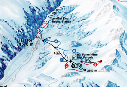 Mapa stediska